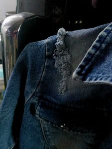 Distressed Denim Jacket