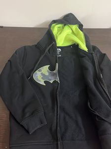Kidsville Printed Batman Zipper Hoody for Boys