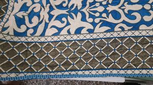Brand New Cotton Embiodery Diwan Set Of 6