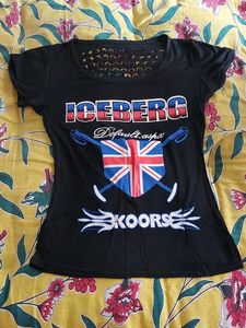 Black Top With Back Pattern