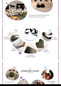 Newborn 0 To 2 Year High Contrast Flashcard