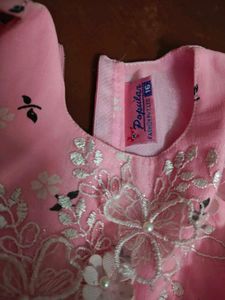 Cute Pink Flower Girl Dress