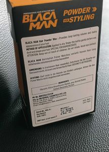 Blaca Man Powder Styling