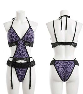 Leopard Print Thong Set