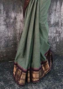 Elegant Green Saree