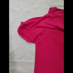 ZARA, Pink Cold Shoulder Dress