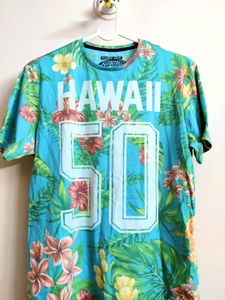 Men&#39;s cotton floral tshirt