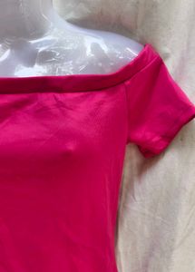 Hot Pink Bodycon Mini Dress