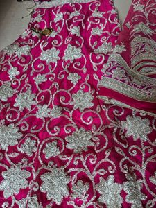 Pink Embroidered Lehenga Choli