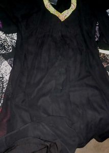 Black Colour Festive Gown