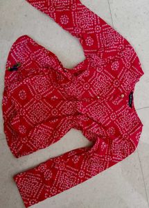 Bandhani Y2k Top