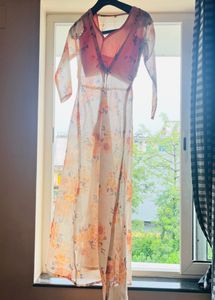 Three Piece Set Of Skirt, Blouse And Cape
