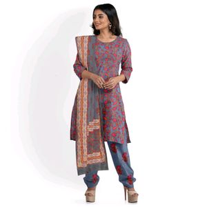 Pure Cotton Suit With New Print