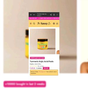 Turmeric Kojic Acid Pads