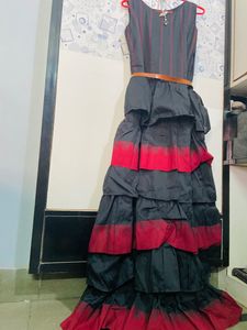 Designer Ethnic Frill Gown