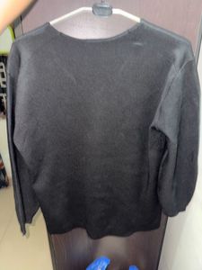 Classic Black V-Neck Sweater