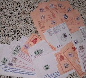 22 Circulated Envelopes with stamps
