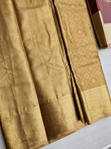 Golden Silk Saree