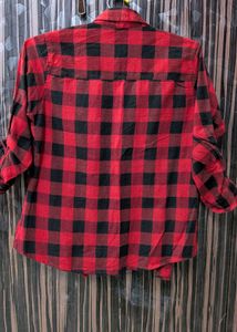 Red &amp; Black Plaid Shirt
