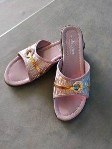 Pink Nizam Slides - Size 8