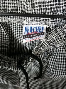 Small checked Lower Pant in large size