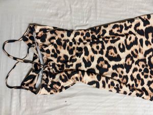 Leopard Print Mini Dress