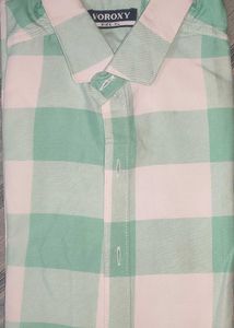Checkered Green Shirt