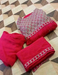 Elegant Pink Embroidered Kurta Set