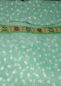 Sea Green Saree