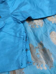 Ethnic Shirt And Top (Without Dupatta)