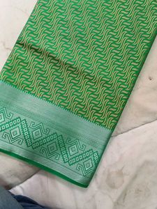 New Fresh Banarsi Silk Sarees With Blouse