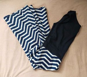 Chic Chevron Maxi Dress