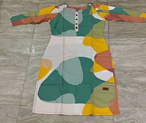 Colorful Print Dress