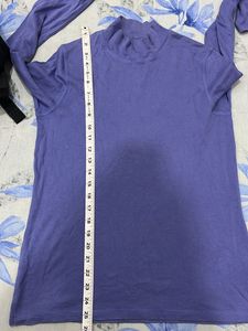 Lavender High Neck Tshirt