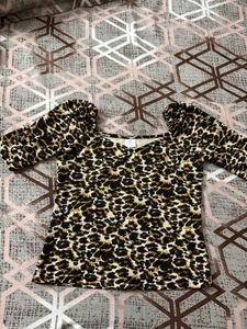 Animal Print Top