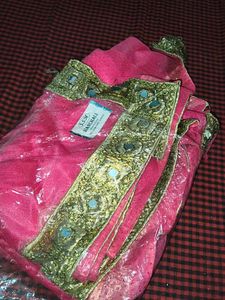 Elegant Pink Saree