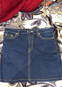 Denim Mini Skirt