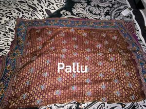 Purple Embellished Dupatta