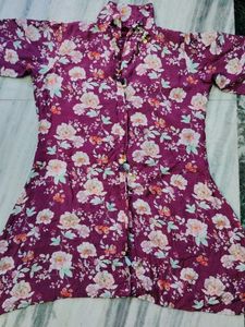 Floral Print Mini Dress