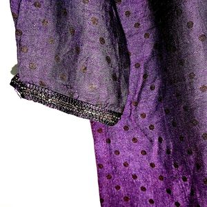 Short Kurti Purple
