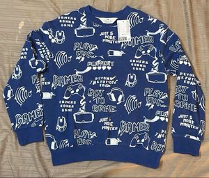 H&M Boys Gamer Graphic Sweatshirt