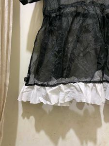 Sheer Black Top 34-38