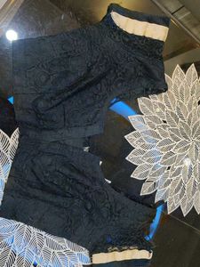 Black Lace Blouse