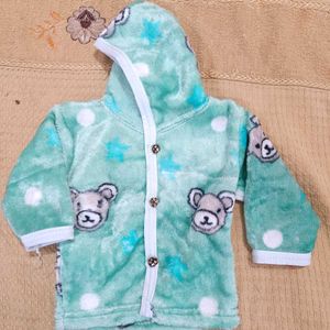 Bear Print Woolen Set