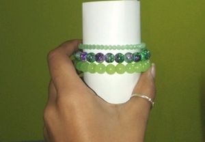 Bracelet Stack(Light Green)
