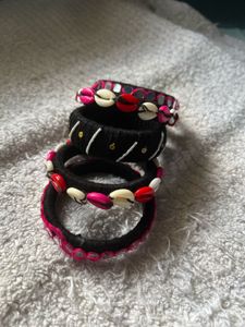 Golden Bracelet With Bangles
