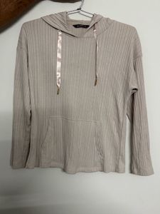 Zudio Ribbed Knit Hoodie
