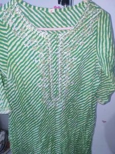 A Daily Wear  Peacock Kurti