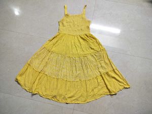 Yellow mini Dress