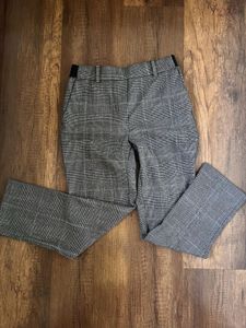 Grey Checked Trousers